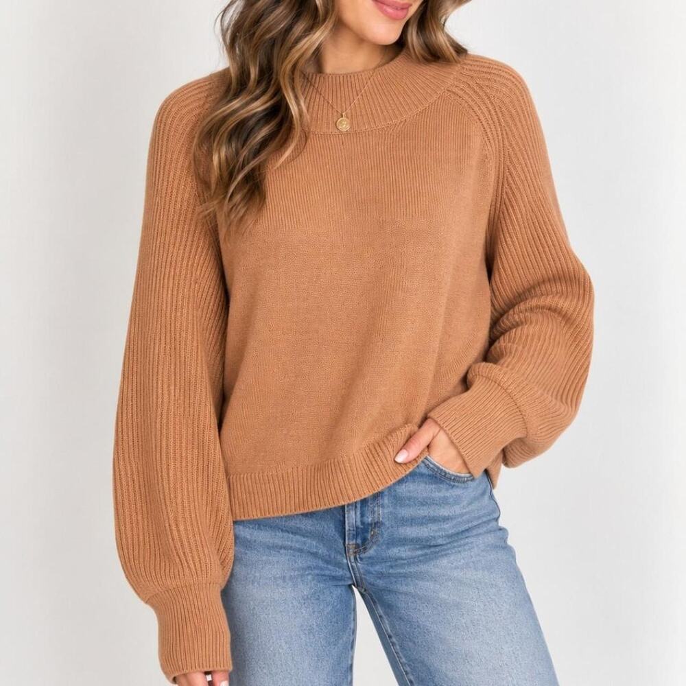 Anthropologie maeve ribbed knit sweater